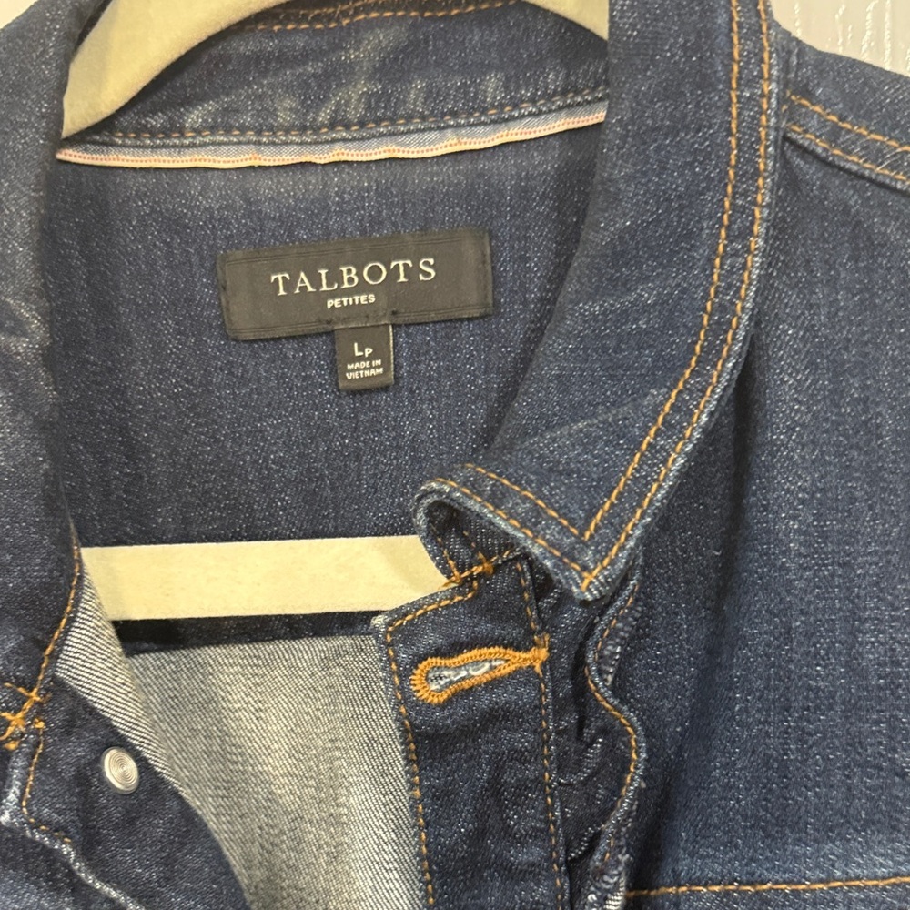 Talbots Dark Blue Denim Jacket - Picture 2 of 5